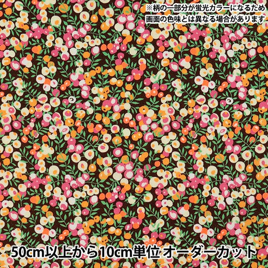 [Quantity starting from 5] Fabric Liberty Fabrics Neon Color Tana lawn Wiltshire 3339009GNJ25A" Liberty Japan