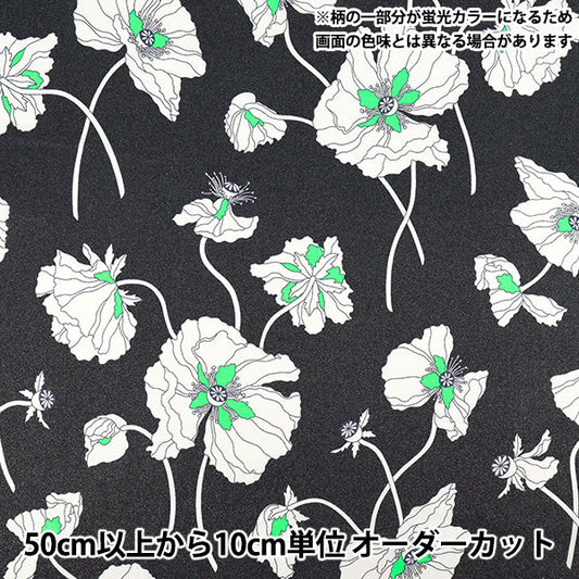[الكمية تبدأ من 5] الأقمشة Liberty Fabrics Neon Color عشب التانا Fragile Blooms 3634206GNJ25D" Liberty Japan