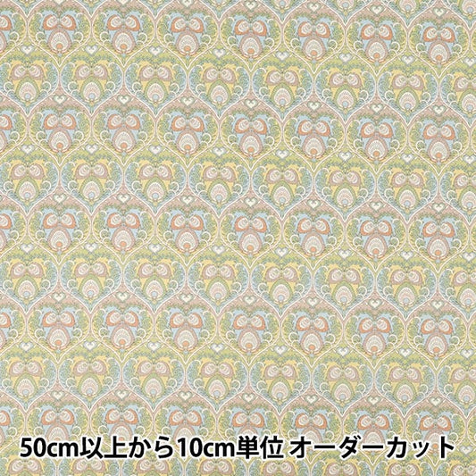 [الكمية تبدأ من 5] الأقمشة "الحرية الأقمشة" عشب التانا Ploom Hearts 363J7590125BU" Liberty Japan