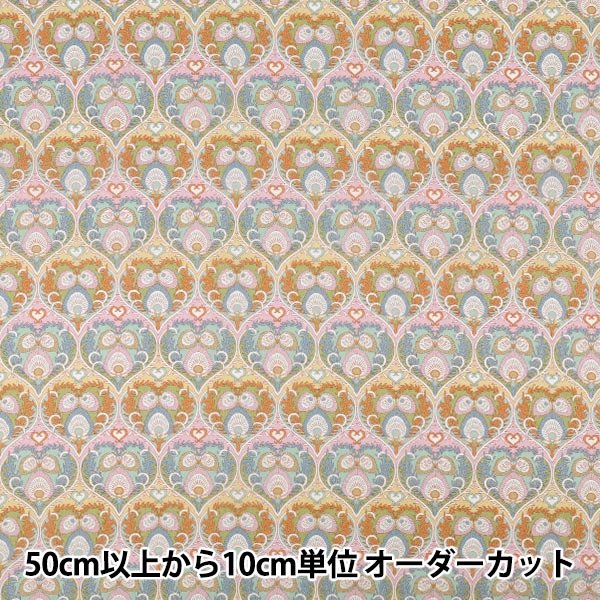 [الكمية تبدأ من 5] الأقمشة "الحرية الأقمشة" عشب التانا Ploom Hearts 363J7590125DU" Liberty Japan