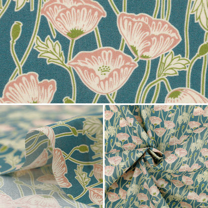 [الكمية تبدأ من 5] الأقمشة "الحرية الأقمشة" عشب التانا Erito Poppy 363J7590225AU" Liberty Japan