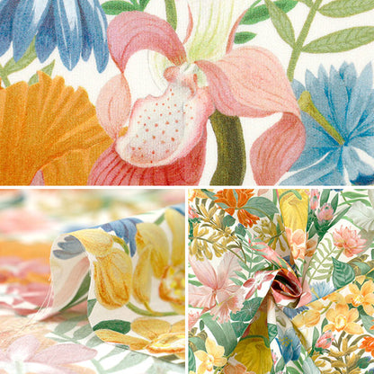 [الكمية تبدأ من 5] الأقمشة "الحرية الأقمشة" عشب التانا Greenhouse Tropic 363J7590725AU" Liberty Japan