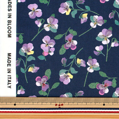 [الكمية تبدأ من 5] الأقمشة "الحرية الأقمشة" عشب التانا Pansy Scatter 363J7590925BU" Liberty Japan