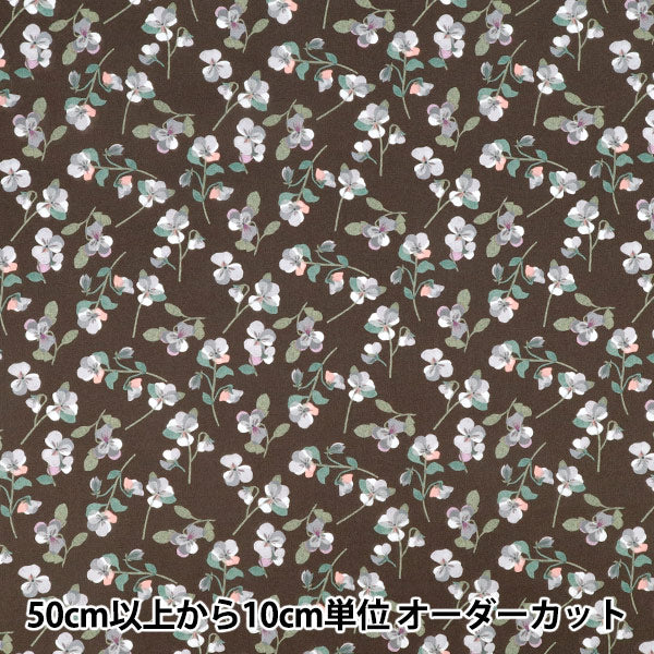 [الكمية تبدأ من 5] الأقمشة "الحرية الأقمشة" عشب التانا Pansy Scatter 363J7590925CU" Liberty Japan