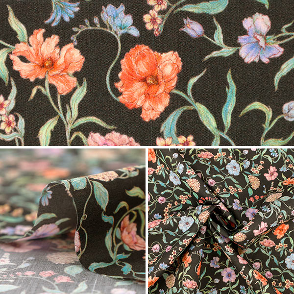 [الكمية تبدأ من 5] الأقمشة "الحرية الأقمشة" عشب التانا Battersea Blooms 363J7591225AU" Liberty Japan