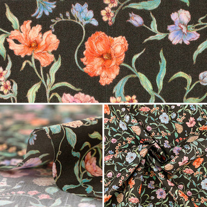 [الكمية تبدأ من 5] الأقمشة "الحرية الأقمشة" عشب التانا Battersea Blooms 363J7591225AU" Liberty Japan