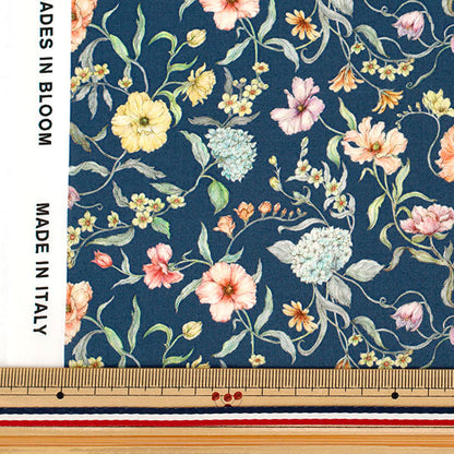 [الكمية تبدأ من 5] الأقمشة "الحرية الأقمشة" عشب التانا Battersea Blooms 363J7591225BU" Liberty Japan