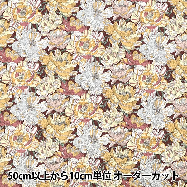[Cantidad a partir de 5] Tela "Liberty Fabrics Flannel de algodón Blackburn 3631226-y" Liberty Japan