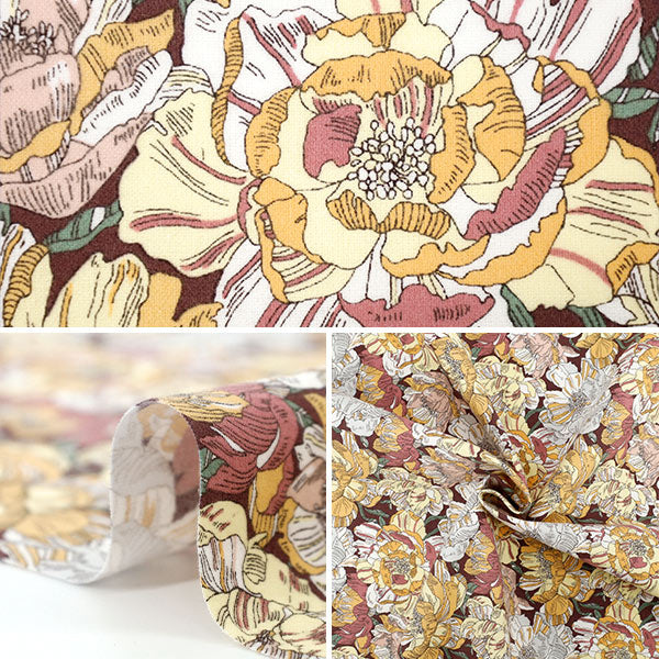 [Cantidad a partir de 5] Tela "Liberty Fabrics Flannel de algodón Blackburn 3631226-y" Liberty Japan