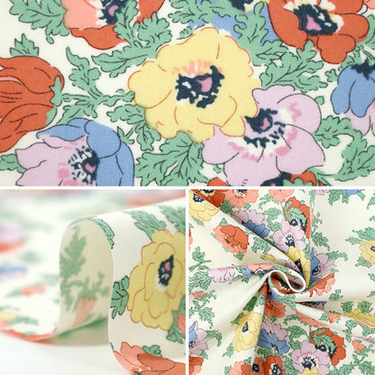 [Cantidad a partir de 5] Tela Liberty Fabrics Flannel de algodón Madeline 3635124-25CU" Liberty Japan