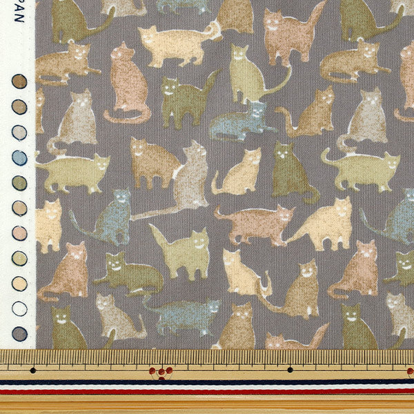 [Количество от 5] Ткань «Liberty Fabrics Хлопок Фланель Смайлик Cats DC25713-J12C" Liberty Japan
