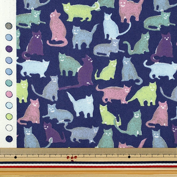 [Количество, начиная с 5] Ткань "Ткани Liberty Хлопковые фланелевые смайлики DC25713-J12E" Liberty Japan