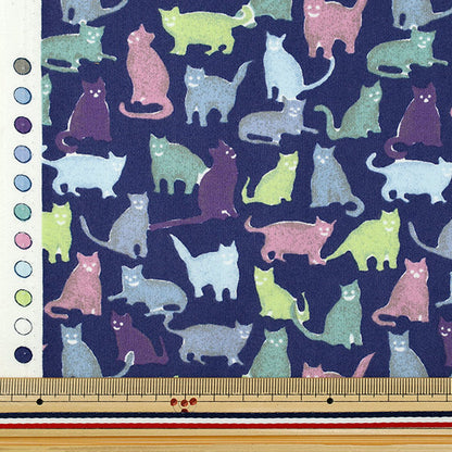 [Количество, начиная с 5] Ткань "Ткани Liberty Хлопковые фланелевые смайлики DC25713-J12E" Liberty Japan