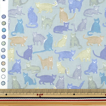 [Количество от 5] Ткань "Liberty Fabrics Хлопок Фланель Смайлик Cats DC25713-J25C" Liberty Japan