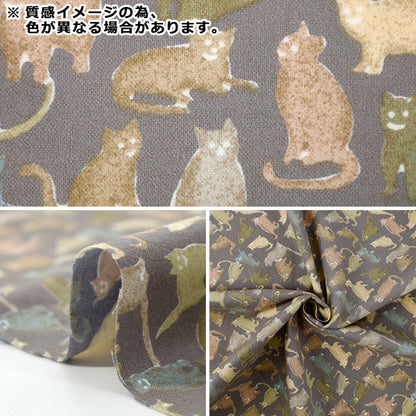 [Количество от 5] Ткань "Liberty Fabrics Хлопок Фланель Смайлик Cats DC25713-J25C" Liberty Japan
