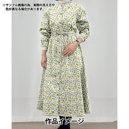 [Количество от 5] Ткань "Liberty Fabrics Хлопок Фланель Смайлик Cats DC25713-J25C" Liberty Japan