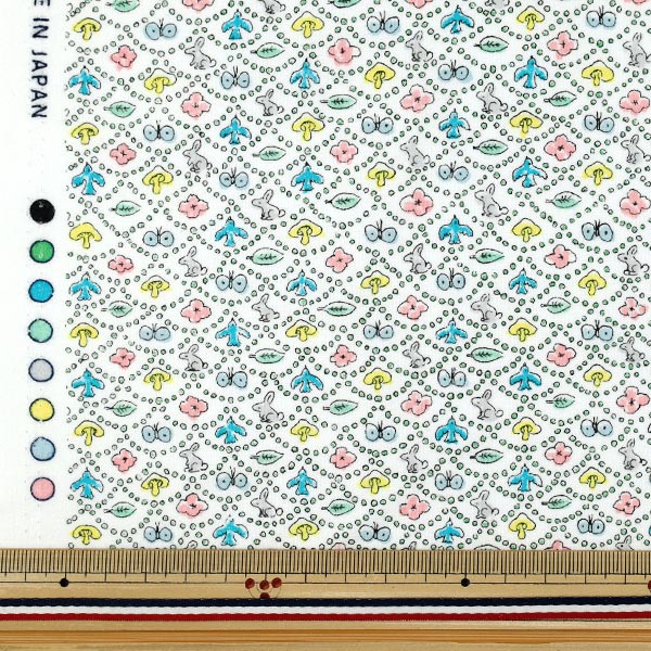 [الكمية تبدأ من 5] الأقمشة Liberty Fabrics Cotton Flannel Forest Wave DC33507L-W" Liberty Japan