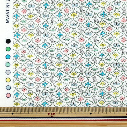 [الكمية تبدأ من 5] الأقمشة Liberty Fabrics Cotton Flannel Forest Wave DC33507L-W" Liberty Japan