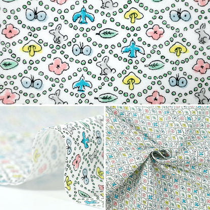 [الكمية تبدأ من 5] الأقمشة Liberty Fabrics Cotton Flannel Forest Wave DC33507L-W" Liberty Japan