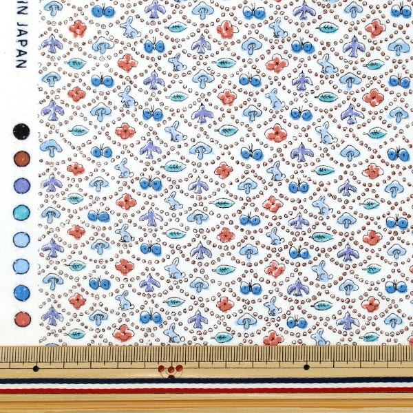 [Количество, начиная с 5] Ткань Ткани Liberty Хлопковая фланелевая лесная волна DC33507L-J25S" Liberty Japan