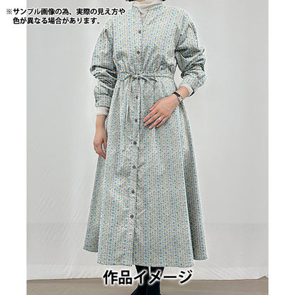 [الكمية تبدأ من 5] الأقمشة "Liberty Fabrics Cotton Flannel Forest Wave DC33507L-J25T" Liberty Japan