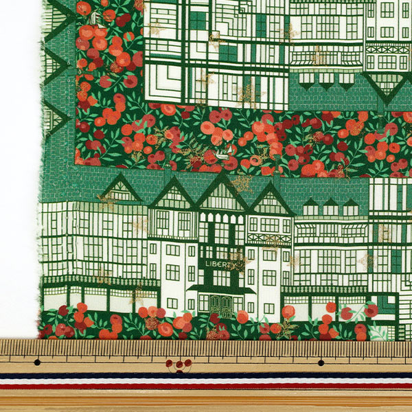 【数量5から】 生地 『リバティ・ファブリックス タナローン チューダー・ベリー 363G74313-A』 Liberty Japan リバティジャパン