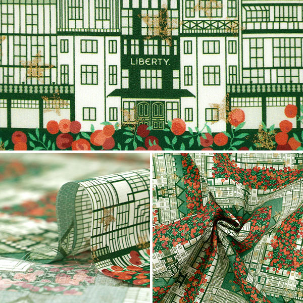 【数量5から】 生地 『リバティ・ファブリックス タナローン チューダー・ベリー 363G74313-A』 Liberty Japan リバティジャパン