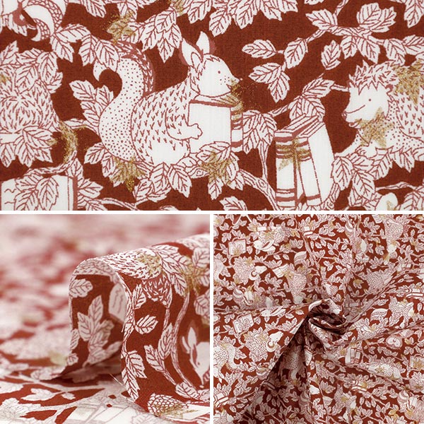 【数量5から】 生地 『リバティ・ファブリックス タナローン スターリー・ウッドランド DC35394-J25A』 Liberty Japan リバティジャパン