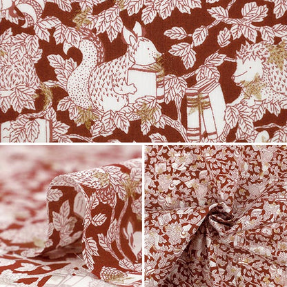 【数量5から】 生地 『リバティ・ファブリックス タナローン スターリー・ウッドランド DC35394-J25A』 Liberty Japan リバティジャパン