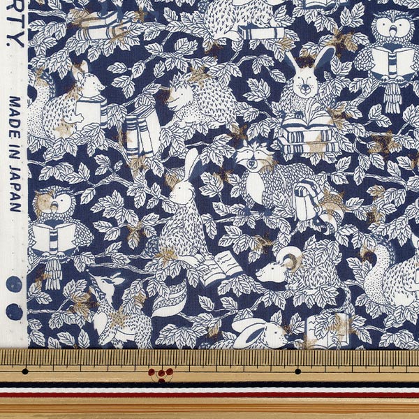 【数量5から】 生地 『リバティ・ファブリックス タナローン スターリー・ウッドランド DC35394-J25C』 Liberty Japan リバティジャパン