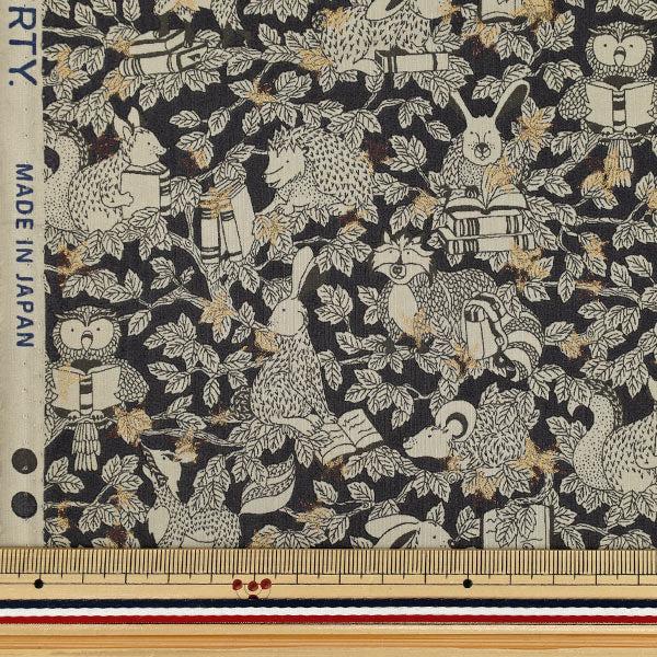 【数量5から】 生地 『リバティ・ファブリックス タナローン スターリー・ウッドランド DC35394-J25D』 Liberty Japan リバティジャパン