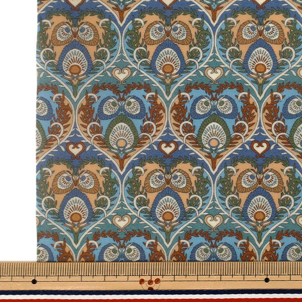 Fabric "Liberty Fabrics Laminate"Cut Cloth Approx. 33 x 50cm Plume Hearts CR363J759015A" Liberty Japan