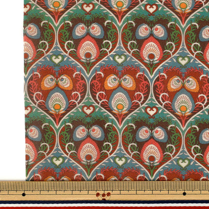 Fabric "Liberty Fabrics Laminate"Cut Cloth Approx. 33 x 50cm Plume Hearts CR363J759015C" Liberty Japan