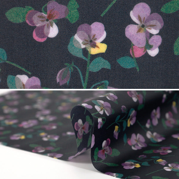 Fabric "Liberty Fabrics Laminate"Cut Cloth Approx. 33 x 50cm Pansy Scatter CR363J759095B" Liberty Japan