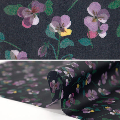 Fabric "Liberty Fabrics Laminate"Cut Cloth Approx. 33 x 50cm Pansy Scatter CR363J759095B" Liberty Japan