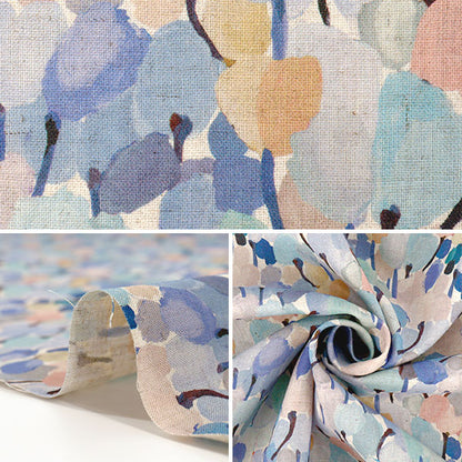 [Количество от 5] Ткань 『Liberty Fabrics Хлопок Лен』Простыни Поля тюльпанов LB-7100-1C" Liberty Japan