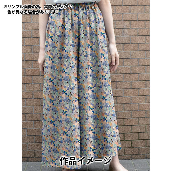 [Количество от 5] Ткань 『Liberty Fabrics Хлопок Лен』Простыни Поля тюльпанов LB-7100-1C" Liberty Japan