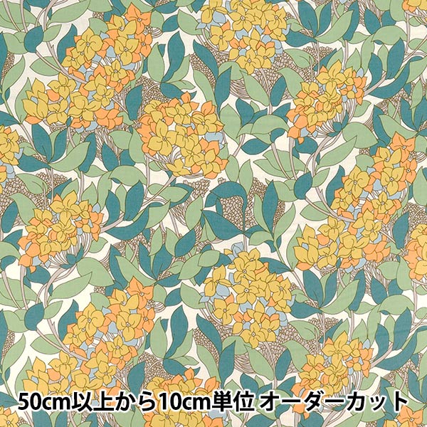 [Количество от 5] Ткань 『Liberty Fabrics Хлопок Лен』ПростыниМасло мягкое обработанное Angel LB-7200-1A" Liberty Japan