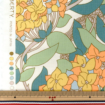 [Количество от 5] Ткань 『Liberty Fabrics Хлопок Лен』ПростыниМасло мягкое обработанное Angel LB-7200-1A" Liberty Japan