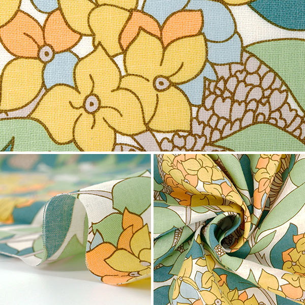 [Количество от 5] Ткань 『Liberty Fabrics Хлопок Лен』ПростыниМасло мягкое обработанное Angel LB-7200-1A" Liberty Japan