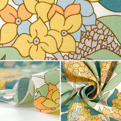 [Количество от 5] Ткань 『Liberty Fabrics Хлопок Лен』ПростыниМасло мягкое обработанное Angel LB-7200-1A" Liberty Japan