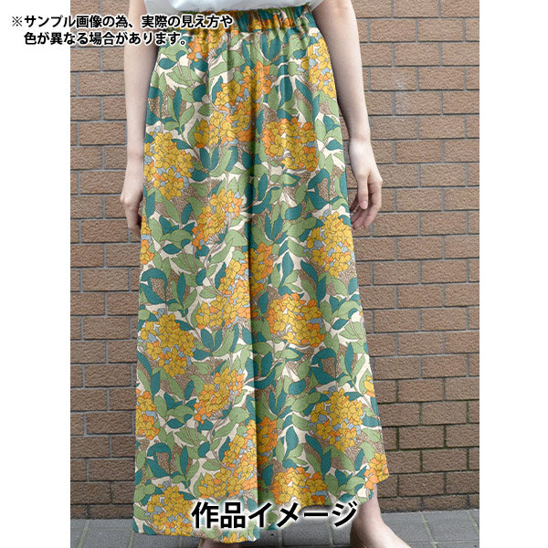 [Количество от 5] Ткань 『Liberty Fabrics Хлопок Лен』ПростыниМасло мягкое обработанное Angel LB-7200-1A" Liberty Japan