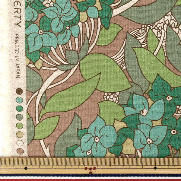 [Количество от 5] Ткань 『Liberty Fabrics Хлопок Лен』ПростыниМасло мягкое обработанное Angel LB-7200-1C" Liberty Japan