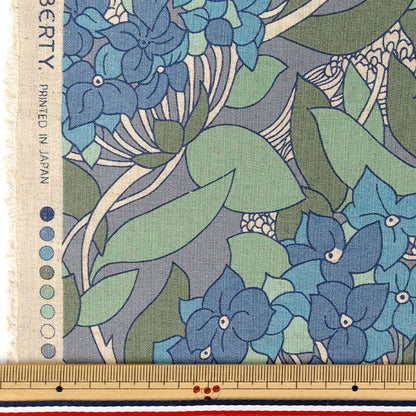 [Количество от 5] Ткань 『Liberty Fabrics Хлопок Лен』ПростыниAngel Soft Processed Butterfield LB-7200-1D" Liberty Japan