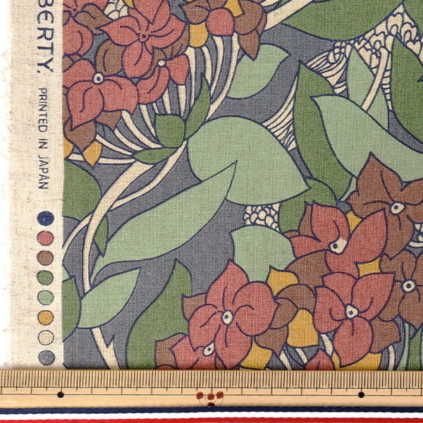 [Количество от 5] Ткань 『Liberty Fabrics Хлопок Лен』ПростыниAngel Soft Processed Butterfield LB-7200-1E" Liberty Japan