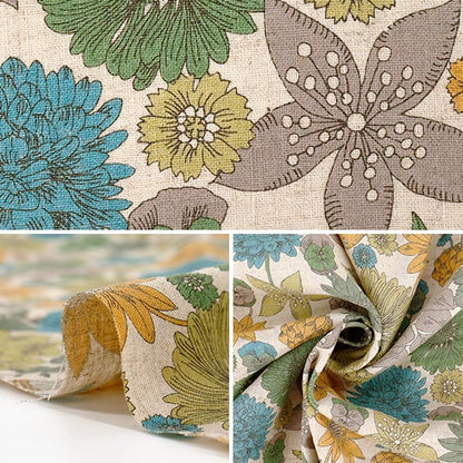 [Quantité à partir de 5] Tissu 『Liberty Fabrics Coton Lin』siègeBouquet de Hamptons traités doux Angel LB-7200-3A" Liberty Japan