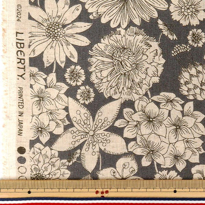 [Quantité à partir de 5] Tissu 『Liberty Fabrics Coton Lin』siègeBouquet de Hamptons traités doux Angel LB-7200-4C" Liberty Japan