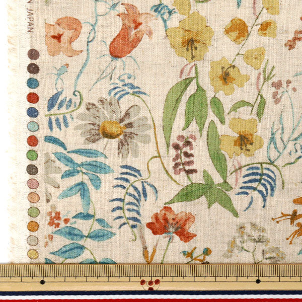 [Количество от 5] Ткань 『Liberty Fabrics Хлопок Лен』ПростыниAngel Soft Processing Chartwell Sketch LB-7200-5C" Liberty Japan