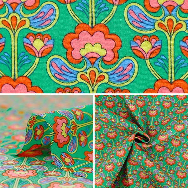 【数量5から】 生地 『リバティ・ファブリックス タナローン ピーコック・ポゥジー 36361003-26AU』 Liberty Japan リバティジャパン