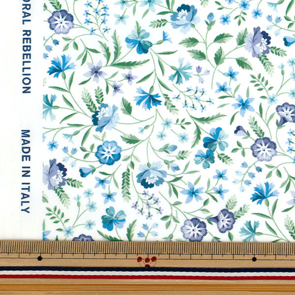 【数量5から】 生地 『リバティ・ファブリックス タナローン ロビン・エミリー 36361008-26BU』 Liberty Japan リバティジャパン